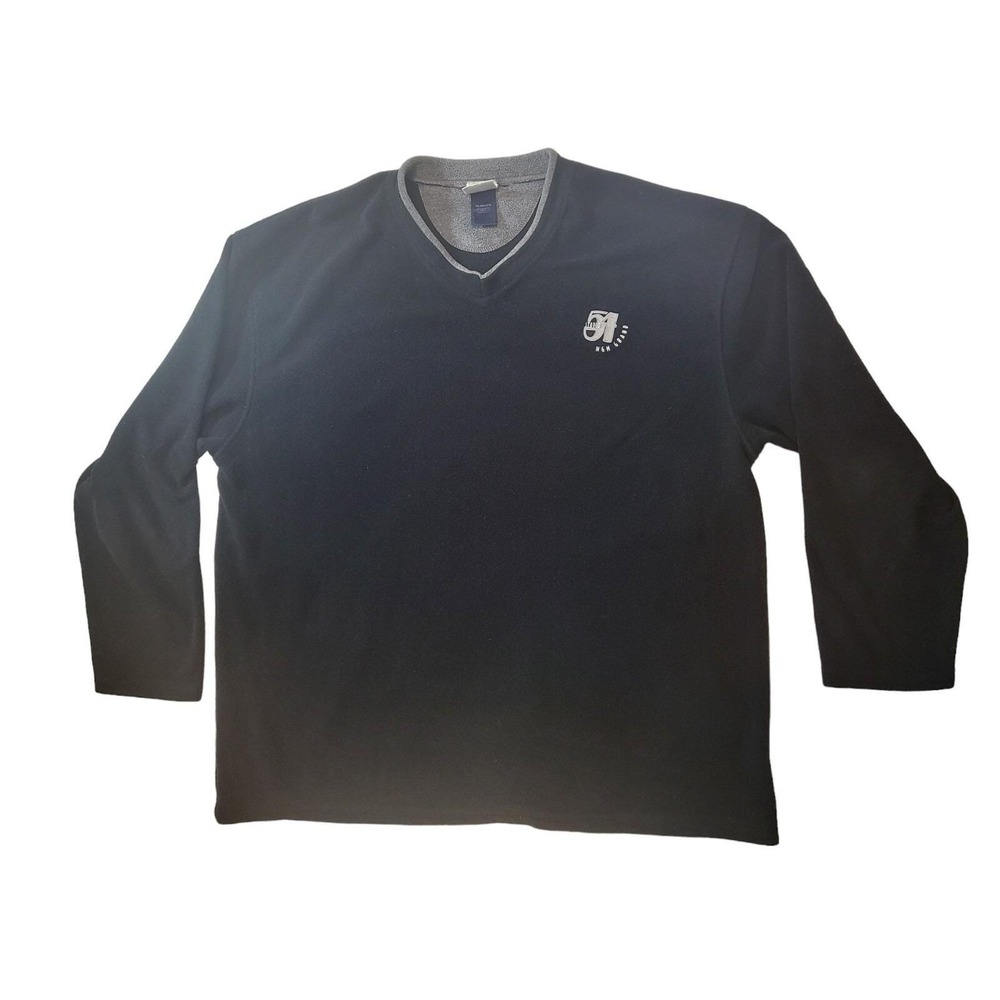 Studio 54‎ MGM Grand Fleece Pullover Men Sz  XXL Vintage Long Sleeve Embroidered